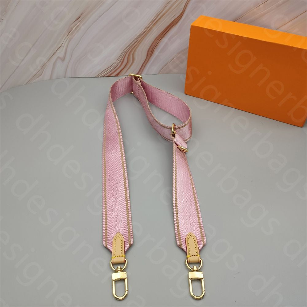 Pink Strap Crossbody Bags Designer Women Bag 3Pcs Set Purses Designer Woman Handbag Luxury Designer Shoulder Cross Body Bag Golden Chain Purse Mini Designer Wallet